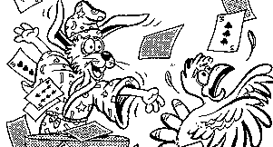 Rabbit/Chicken/Cards